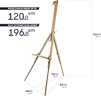 Vista 4 de Mont Marte Tripod Easel H.D. Beech