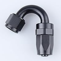 Vista 18 de AC PERFORMANCE -4 AN Montaje de extremo de manguera giratoria de 45 grados Aluminio Negro