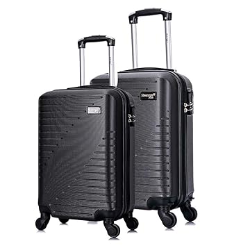 Conjunto Mala de Viagem Pp e P Chicago Swiss Move Grafite