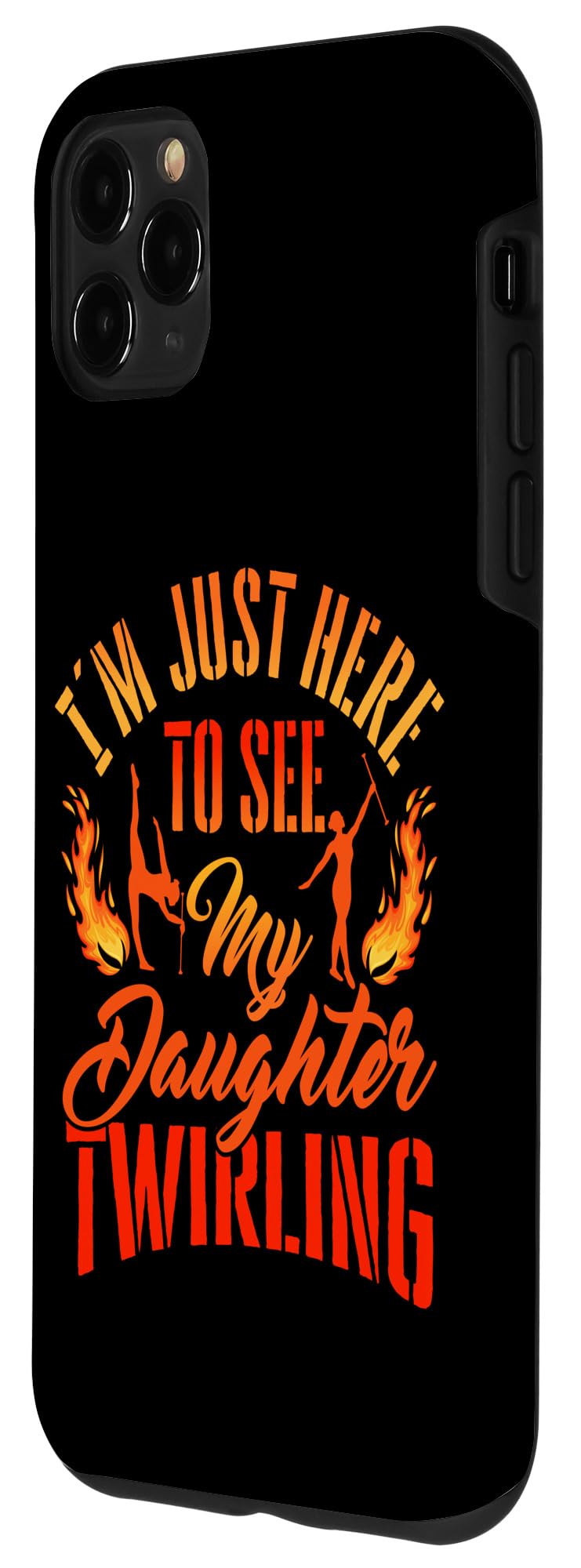 iPhone 11 Pro Max Fire Baton Costume Majorette Uniform Fire Baton Twirling Case - Image 2