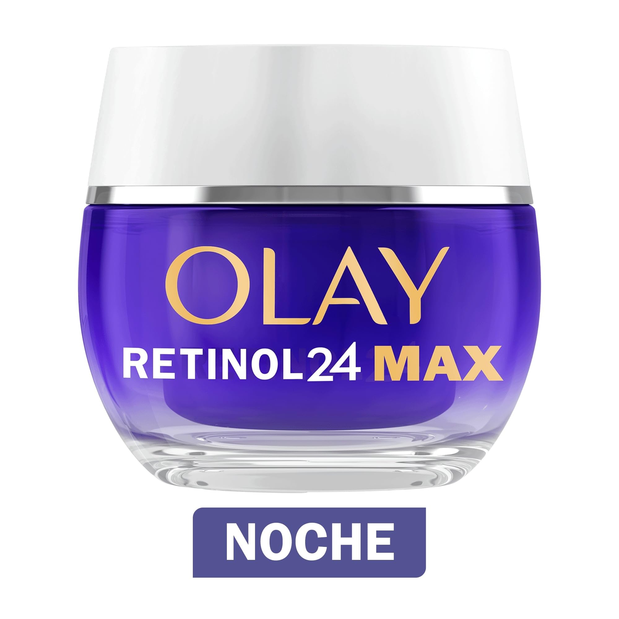 Olay Retinol 24 MAX* Crema de Noche Hidratante Facial, Cuidado de la Piel con Vitamina E Antioxidante, +40%* Glicerina. Cuidado de la Piel Well-aging de Noche: Suaviza, Renueva e Hidrata, 50 ml