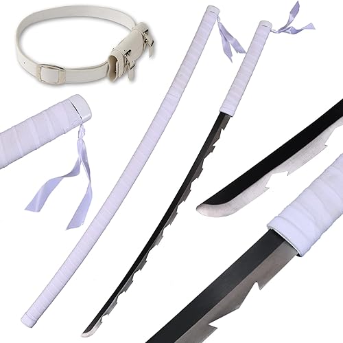 Bowen - Espada de anime Demon Slayer, Tanjirou Rengoku Samurai, 40.5 pulgadas de acero al carbono real