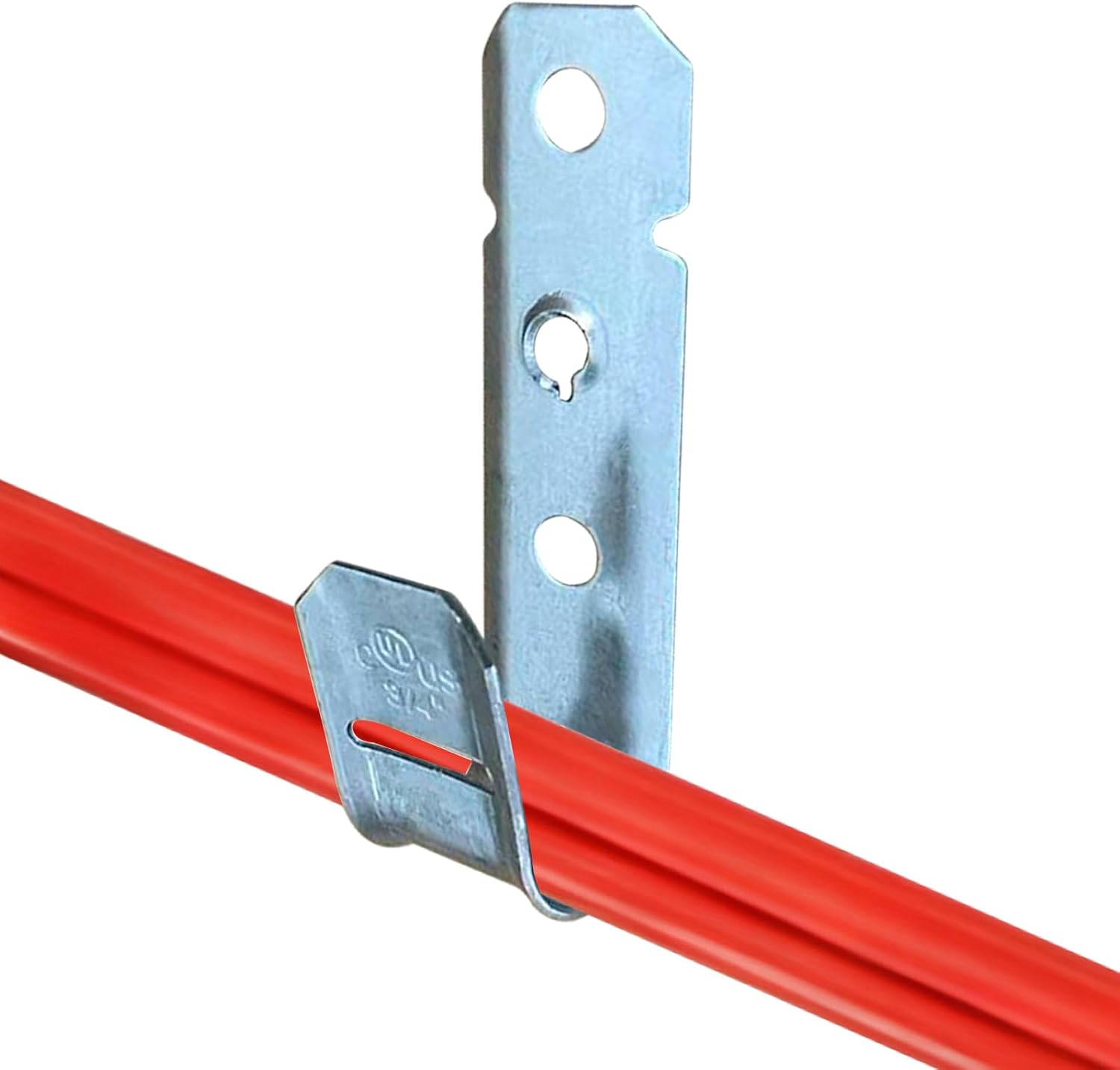 2 inch, Cable Bracket J-Hook, Heavy-Duty Metal Cable J-Hook, Used for Vertical Surfaces and Walls, Suitable for Cable and Wire Management (25 Packs)