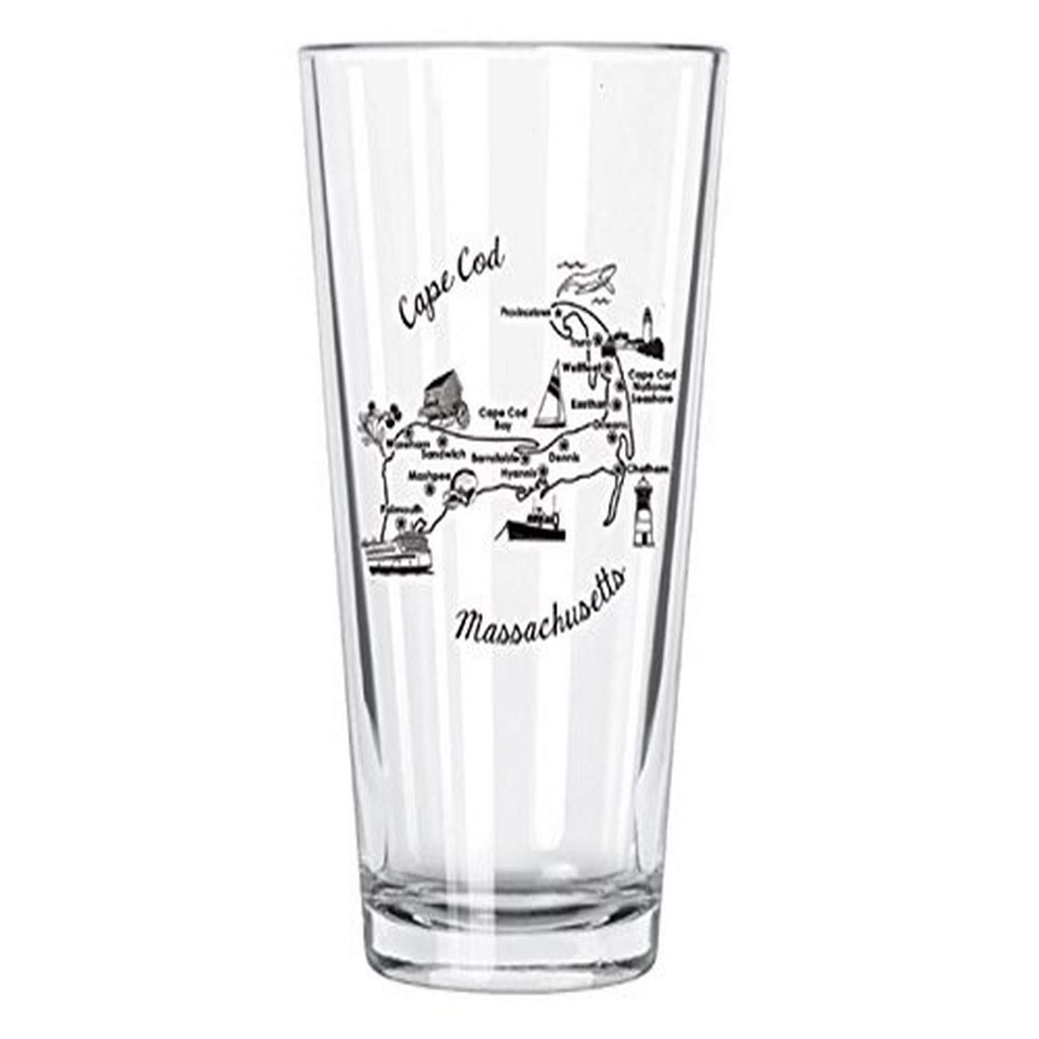Cape Cod Pint Glass, Clear