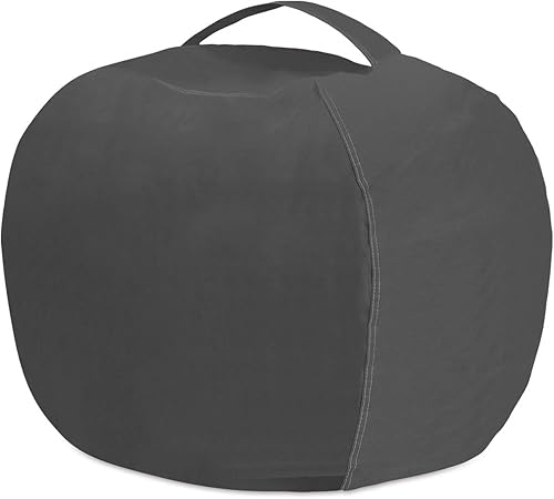 Miniatura 35 de Posh Stuffable - Sillón puff con almacenamiento para niños, contenedor de animales de peluche, organizador de juguetes de niños Lienzo Burbujas Azul