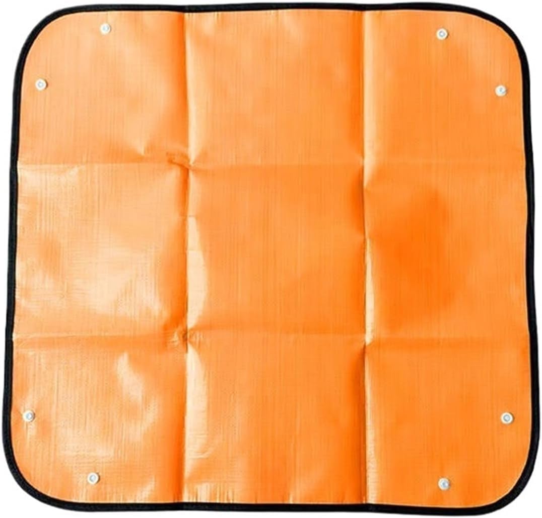 ESESE Foldable Plant Repotting Mat Garden Potting Pad Tray, Waterproof Planting For Flowerpot Transplanting Mixing Soil Tool For Indoor(66x66cm B thicke)