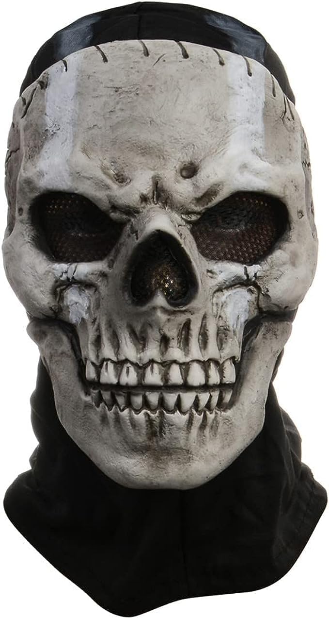 Design Realistico Maschera Ghost Call Of Duty - Passamontagna Con Teschio,  Antivento, Per Cosplay E Halloween Maschera Scheletro, image size:679x1275