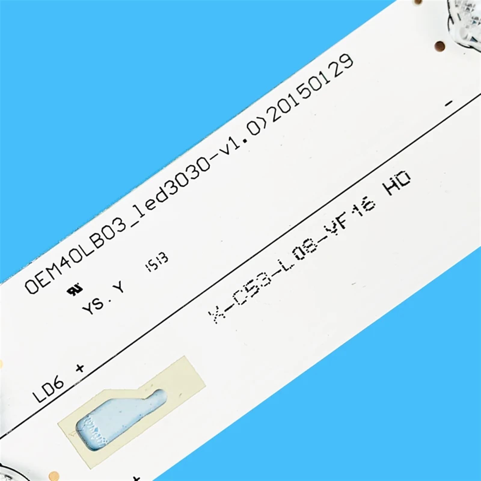 3 Pz/Lotto 773mm 8LED 3V Compatibile for 40 "TV OEM40LB03-led3030-V1.0 4C-LB400T-ZM2 40FS3750 40FS3750TFAA FL TV-40T11