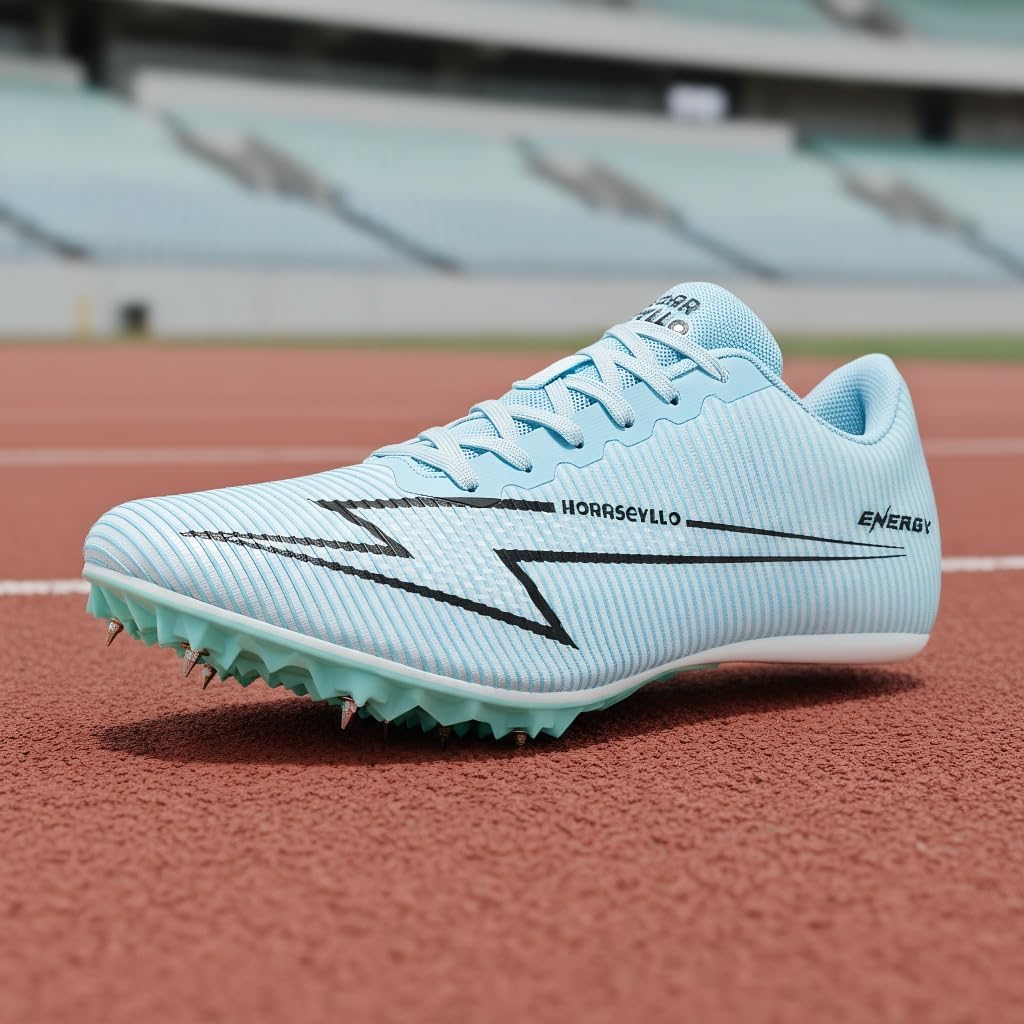 Men's Track and Field Shoes Women's Lightweight Metal Spikes for Athletics Sprint and Jump - Image 2