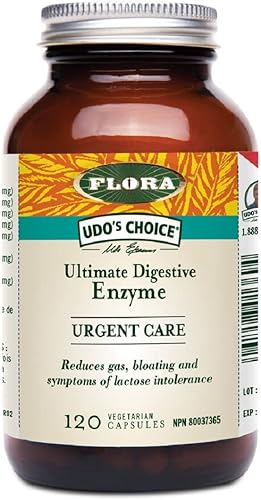 Flora Cuidado de urgencia enzimática, 120 CT