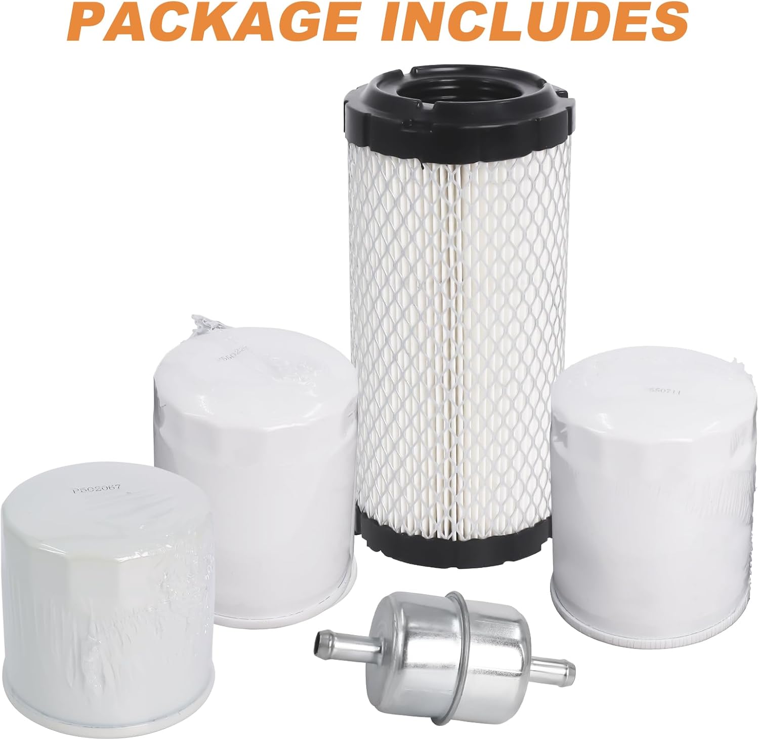 77700-01819 Maintenance Filter Kit Compatible with Kubota RTV900 with P822686 Air Filter/P502067 Engine Oil Filter/P550012 Fuel Filter/P550227 Suction Filter/P550711 HST Filter by Podoy