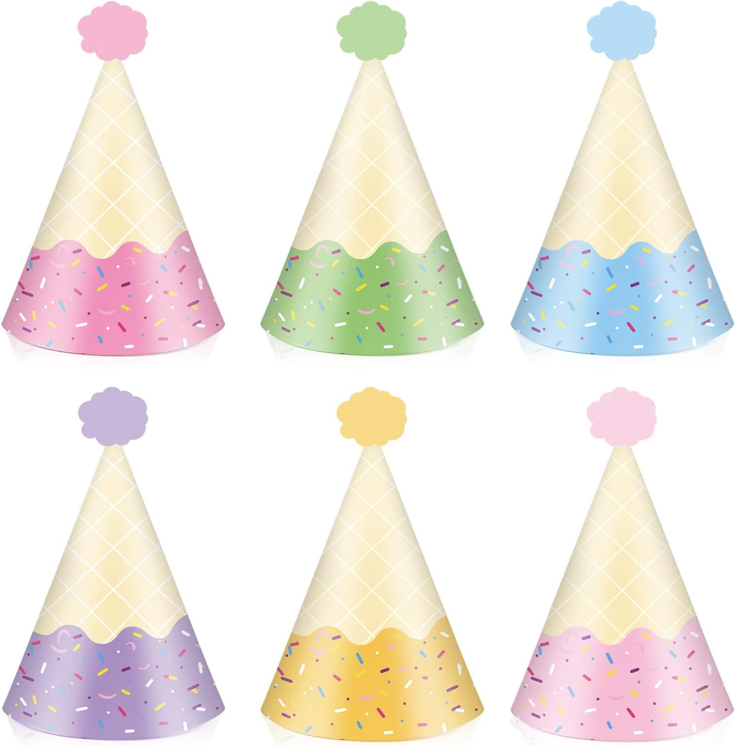 Amazon.com: Vesil Kids Birthday Party Hats, Assorted : Toys & Games