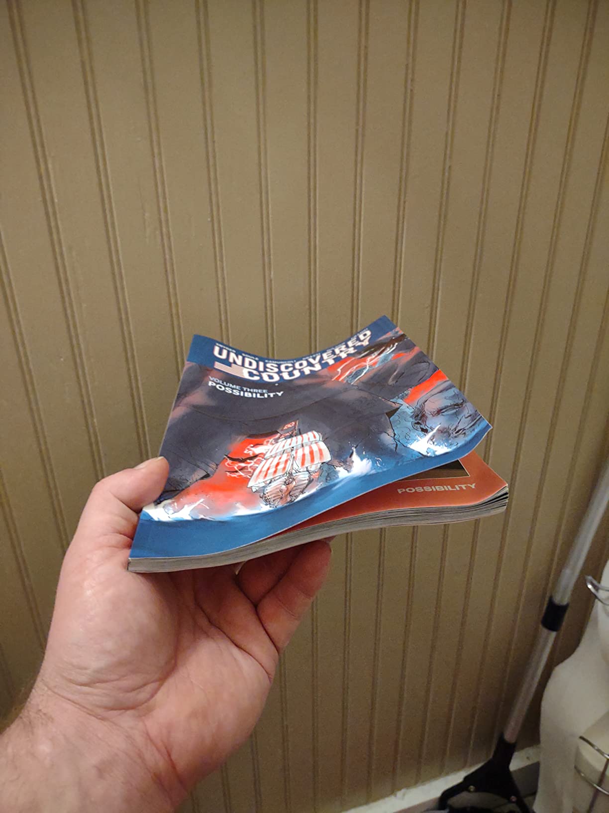 The book is awesome but when it was delivered the mail person bent it double.