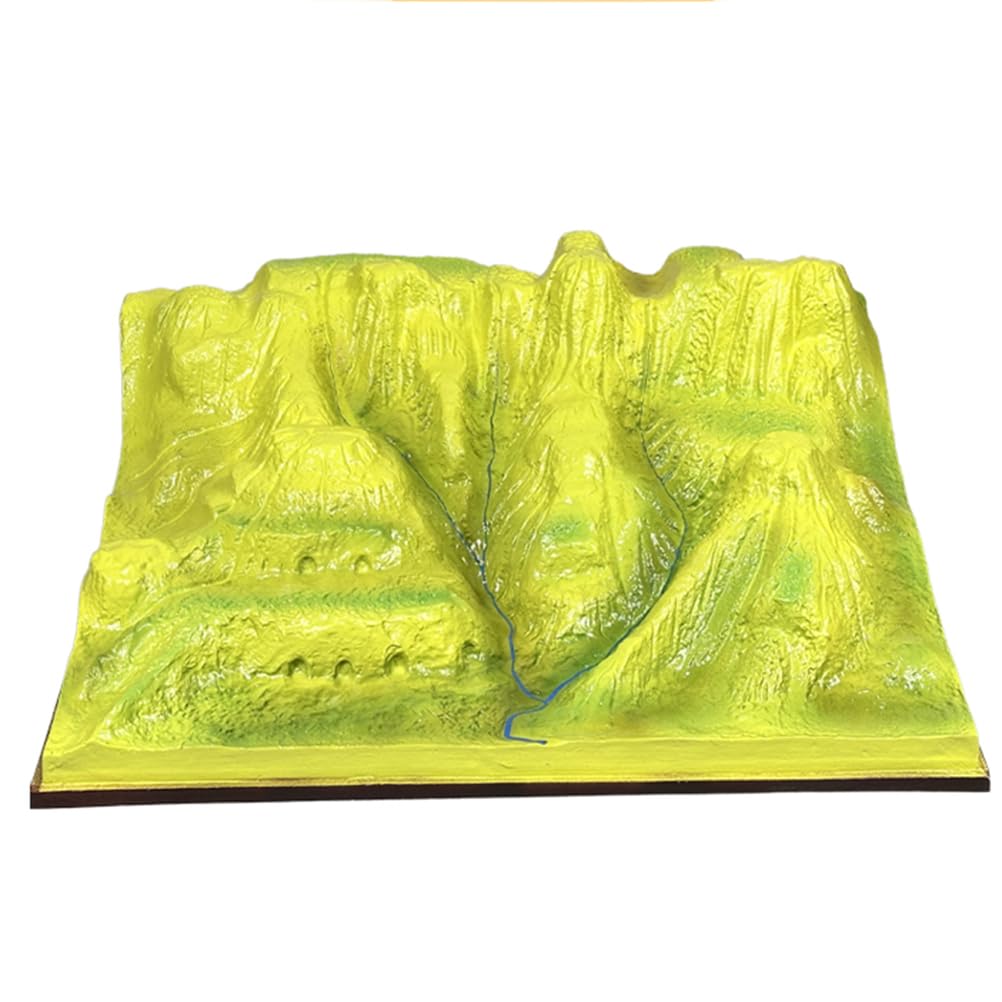 YRQMGSF Plateau Model Geology Landform Model for Geography Teaching Demonstration Model