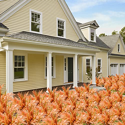 Jiftok Fake Plants Outdoor, 12Pcs Artificial Plants Barley Grass, Uv Resistant Faux Plastic Plant Shrubs Greenery Shrubs For Hanging Planters Window Box Front Porch Indoor Outside Decorations #TOP6