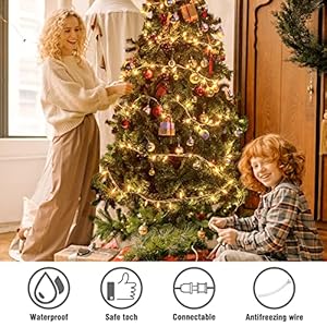 Hopolon Clear Christmas Lights Set,2Pack 50Count 13Feet Incandescent Bulb Mini String Lights with White Wire for Indoor Christmas Tree Garland Birthday Wedding Party Festival Decoration,Warm White Hopolon Clear Christmas Lights Set2Pack 50Count 13Feet Incandescent Bulb Mini String Lights with White Wire for Indoor Christmas Tree Garland Birthday Wedding Party Festival DecorationWarm White