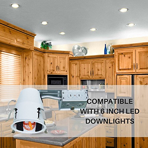 4" Inch Remodel Led Recessed Can Housing Air Tight Ic Ul Listed And Title 24 Certified Four Bros Lighting (4 Pack) #TOP2
