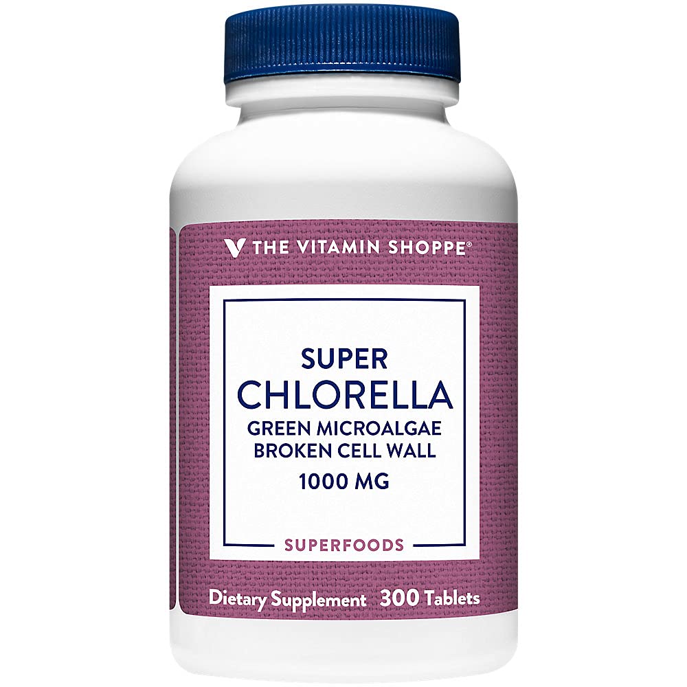 The Vitamin Shoppe Super Chlorella 1000 MG (300 Tablets)