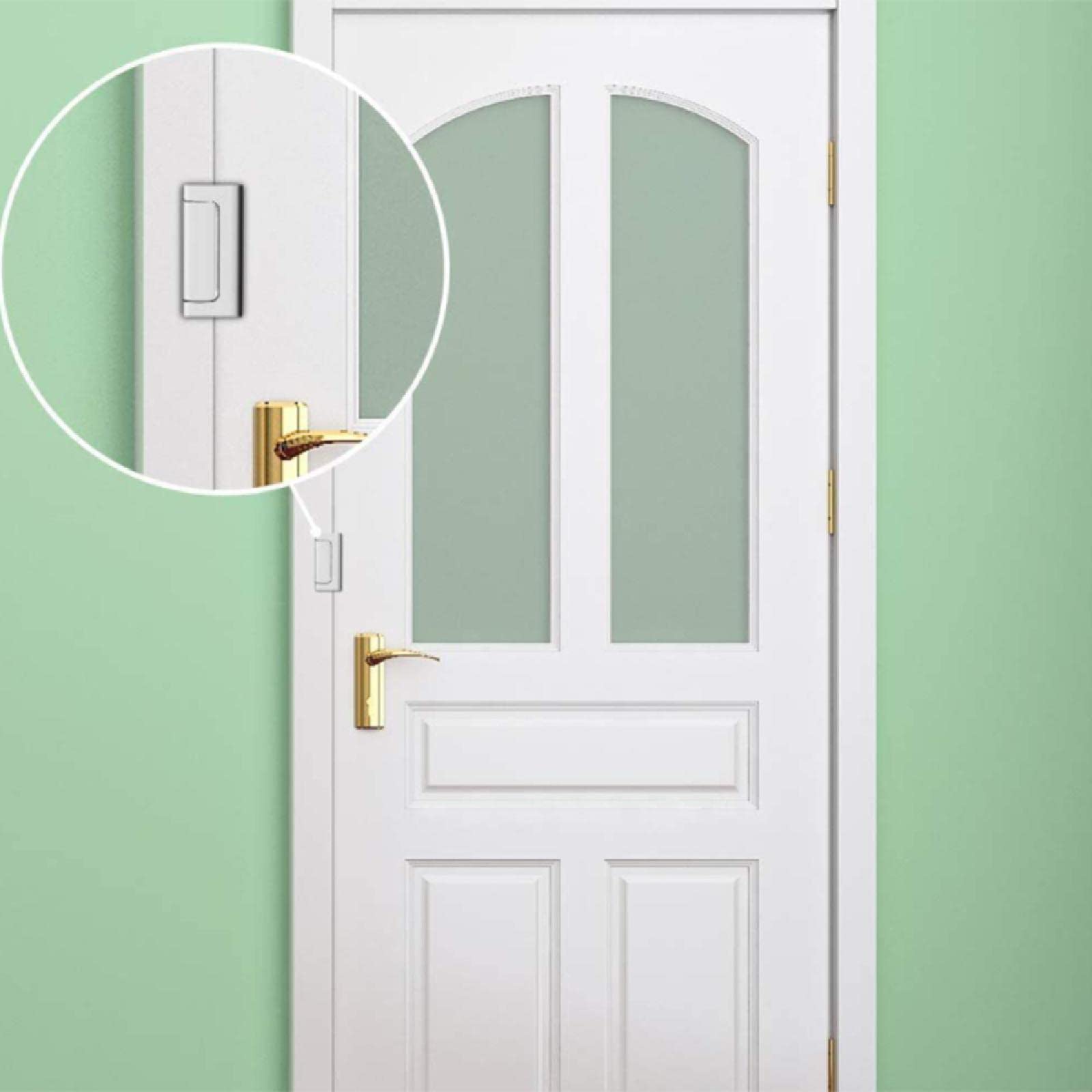 Cerradura de puerta de seguridad Refuerzo de la puerta muerta Bloqueo de la puerta de seguridad del niño 3pcs