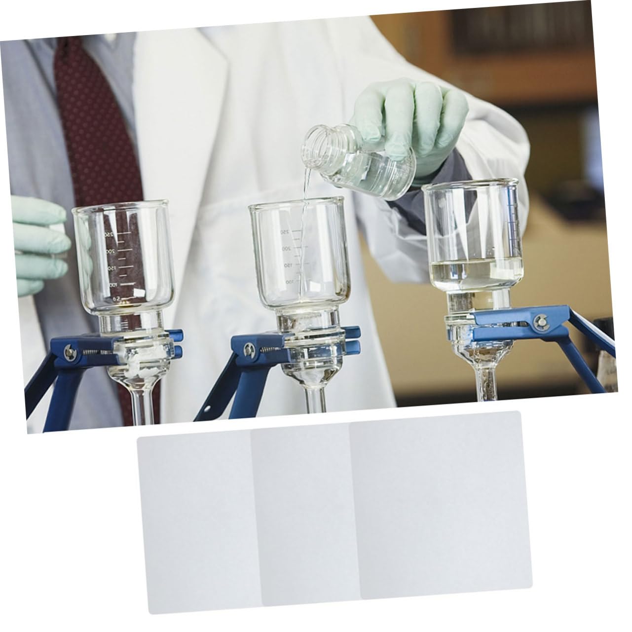 60 Hojas De Consumibles De Laboratorio Papeles De Filtro Cualitativos Cuadrados Herramientas De Experimento Papeles De Filtro Cualitativos Surtidos Para Reemplazo De Filtros