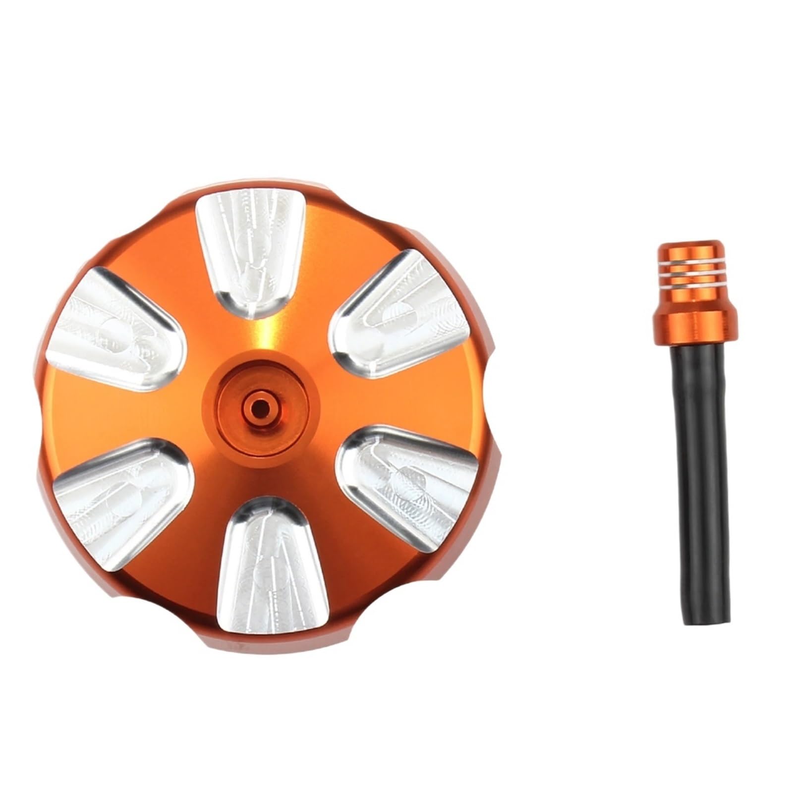 Tappo serbatoio Misura per KT-M SX SXF XC XCF XCW XCFW EXC EXCF 125 150 200 250 2011-2023 Accessori per tappo cellulare serbatoio moto Tappi Serbatoio Carburant(Orange)