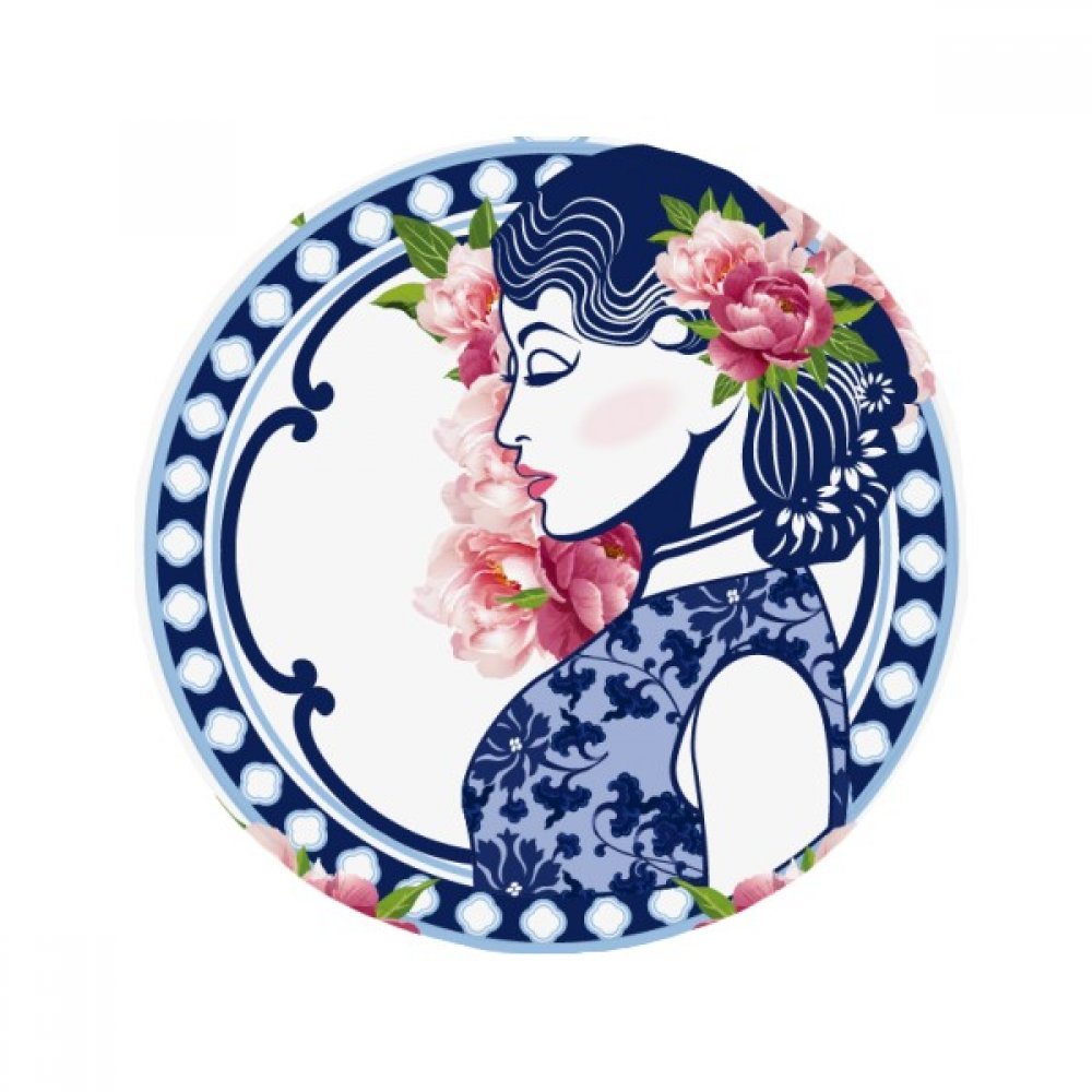Tapis de sol rond antidérapant de 50 cm multicolore pour cuisine et salon