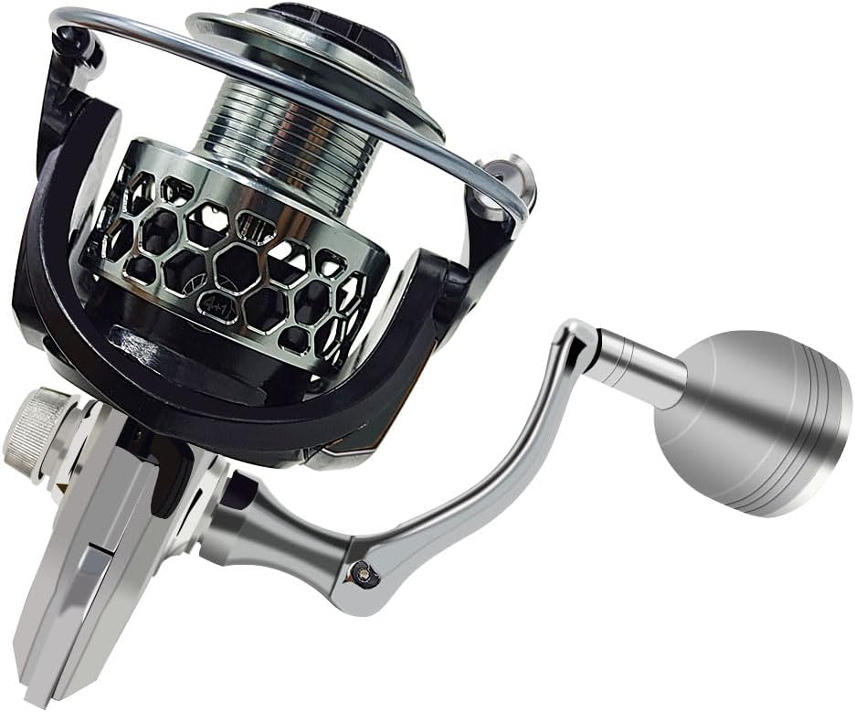 Spinning Fishing Reels, 14+1BB Ultra Lightweight Powerful 5.2:1/4.7：1 High Speed Ultra Smooth Light and Smooth Spinning Reels Powerful Carbon Fiber Drag for Freshwater and Saltwater Fishing