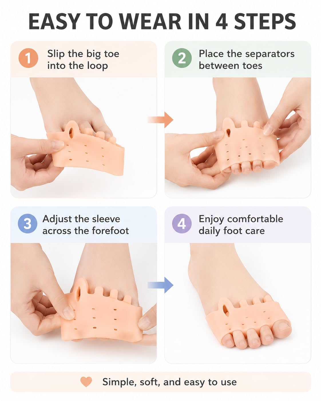3 in 1 Pro Toe Straighteners