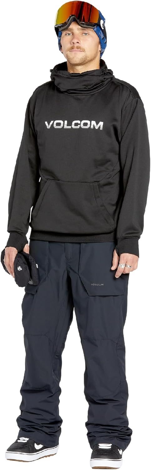 Volcom Men's Hydro Fleece Riding Hoodie – Water-repellent Sweatshirt With Storm Hood & Thumbholes - Image 2