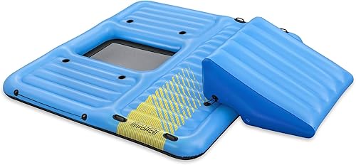 Bestway Hydro Force Detachable Summer Slide Inflatable Activity Island with Cup Holders and Heavy Duty Handles for Easy Transport