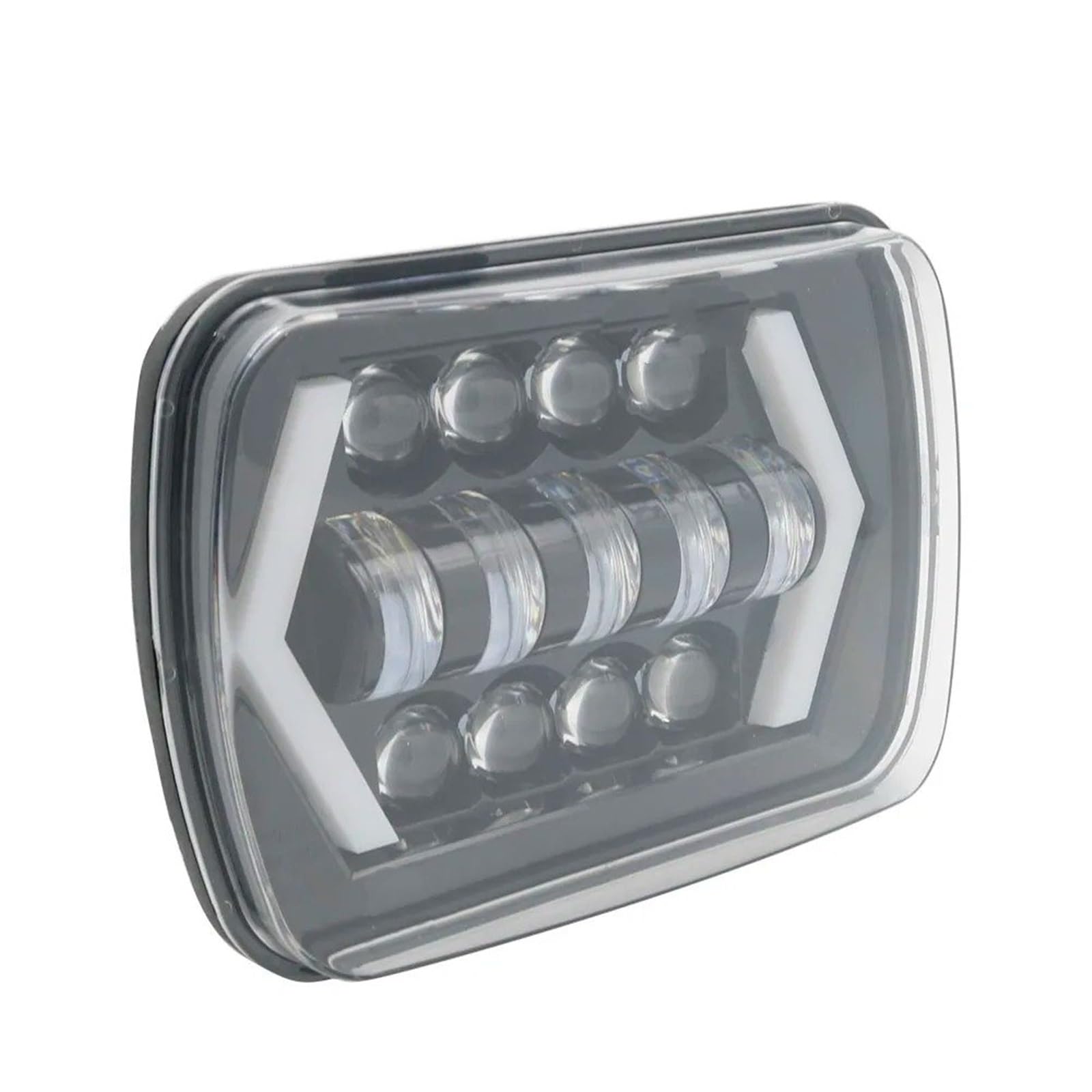 Indicatori Direzione Per Nissan 240SX(s13) H4 Faro Quadrato 90W 7x6'' 5X7 LED Impermeabile Bianco DRL Ambra Indicatore Di Direzione