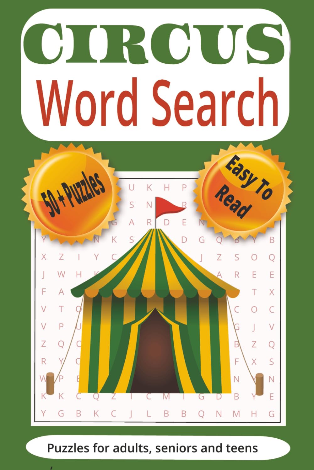 Circus Word Search Puzzle Book: The Big Top Word search Puzzle Book