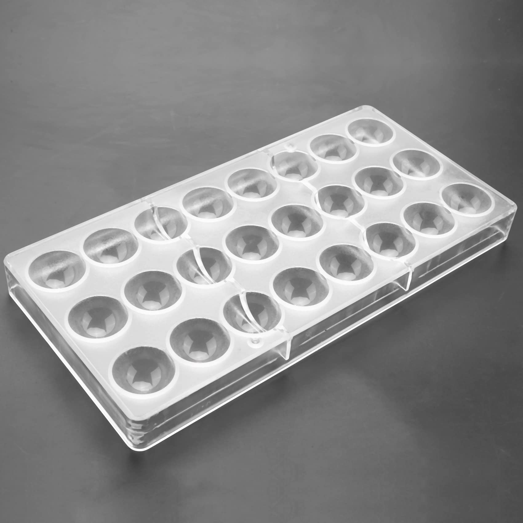 DAZLOR 10X 24 LöCher Halb Schokoladen Form Polycarbonat Schokoladen Riegel Form Halb SüßIgkeiten Hersteller Form Back Formen