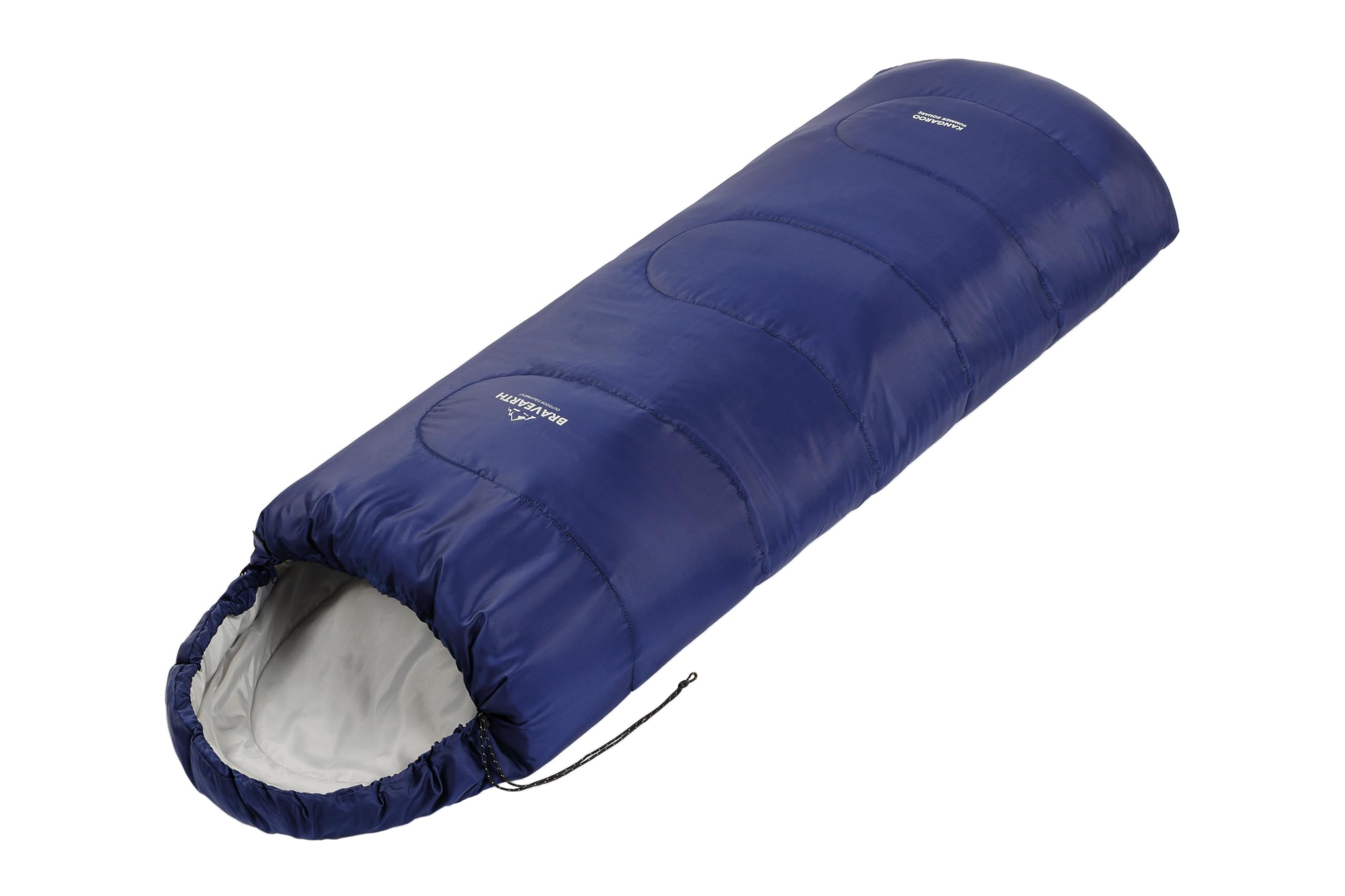 BravEarth Kangaroo Square, Sacco Letto Unisex Adulto, Blu, Taglia Unica