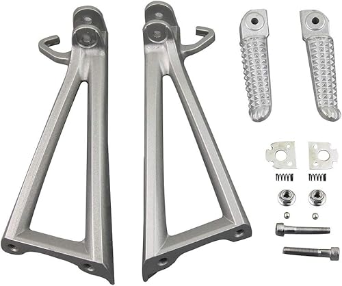 Miniatura 3 de Mallofusa - Reposapiés trasero de aluminio para motocicleta compatible con YAMAHA YZF R6 2006 2007 2008 2009 2010