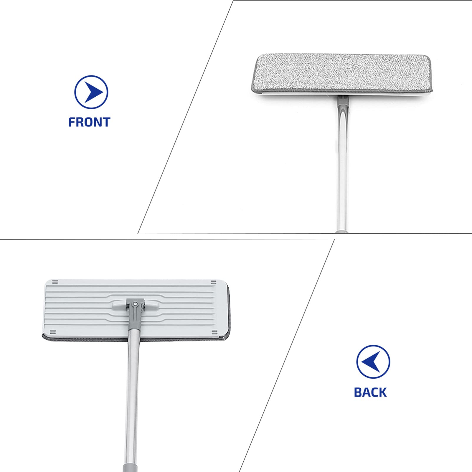 Fregona con Trapeador De Microfibra Kit De Limpieza Mop para Pisos Accesorios para Fregona