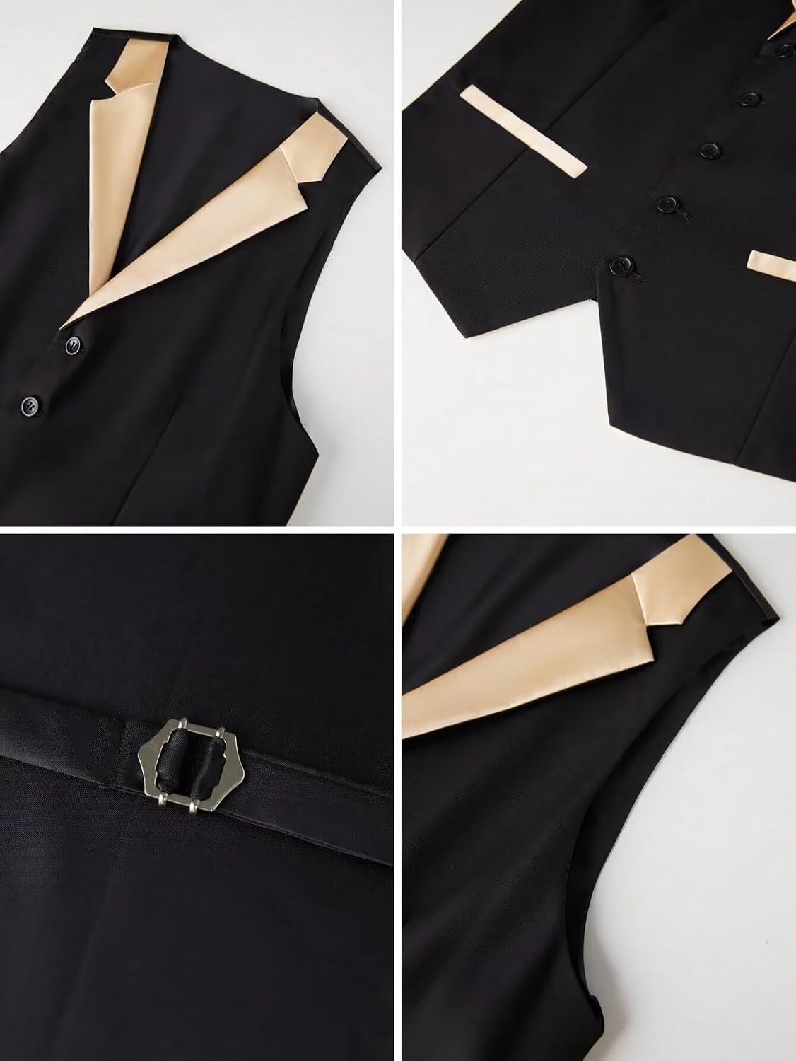 Mens Tuxedo Suit Set Slim Fit 3 Piece Black Suit Shawl Lapel Double Vent Elegant Suits for Men Wedding Prom