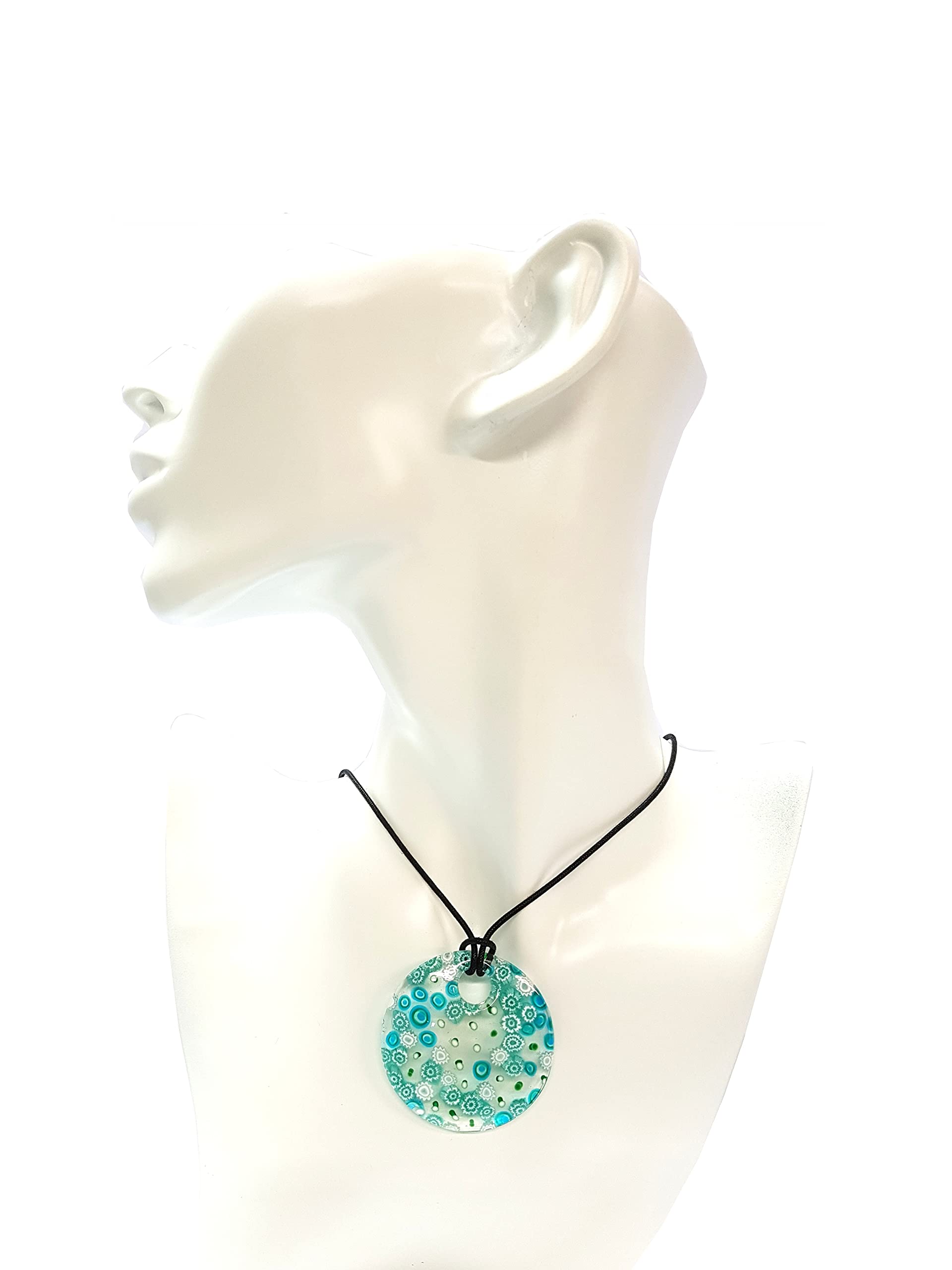 Venetiaurum by Linea Italia - Collana donna in vetro originale di Murano e argento 925 - Gioiello made in Italy certificato