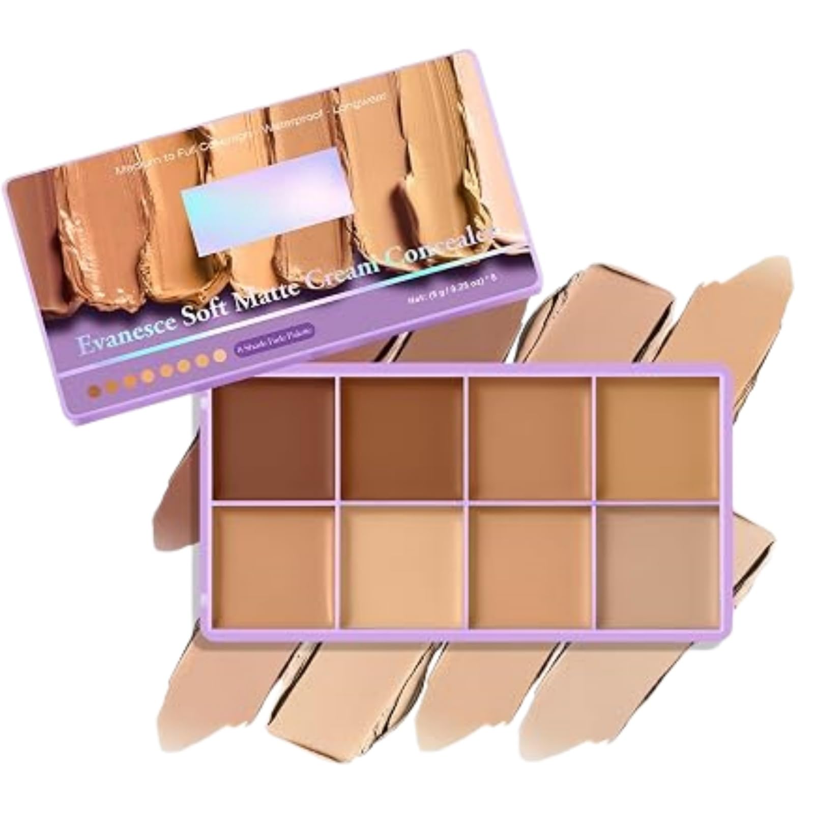 Pimby Correcteur Visage Palette 8 Teintes Haute Couvrance