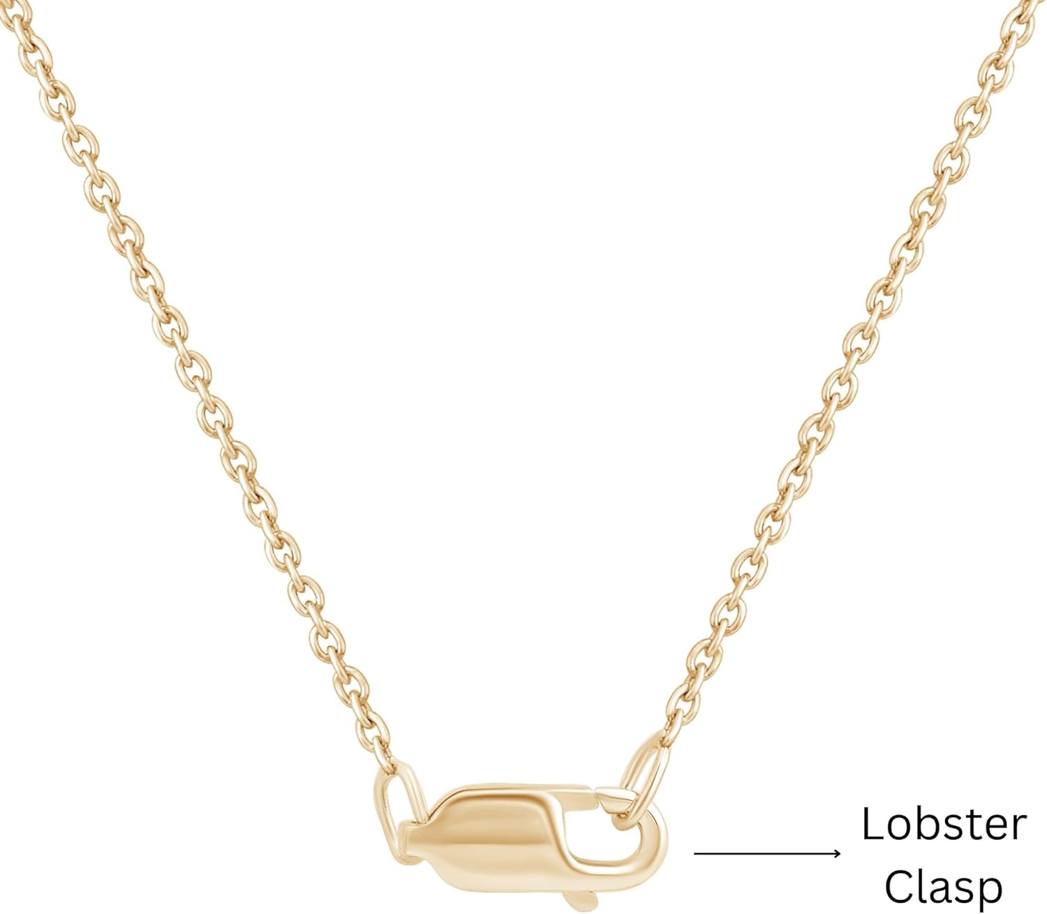 DEWBERRY 1/4 cttw to 2.00 cttw Round Black Diamond Solitaire Pendant Necklace for Women Men | 4 Prong Lobster Lock 18" Cable Chain Necklace in 14KT White or Yellow Gold Plating 925 Silver Pendant - Image 6