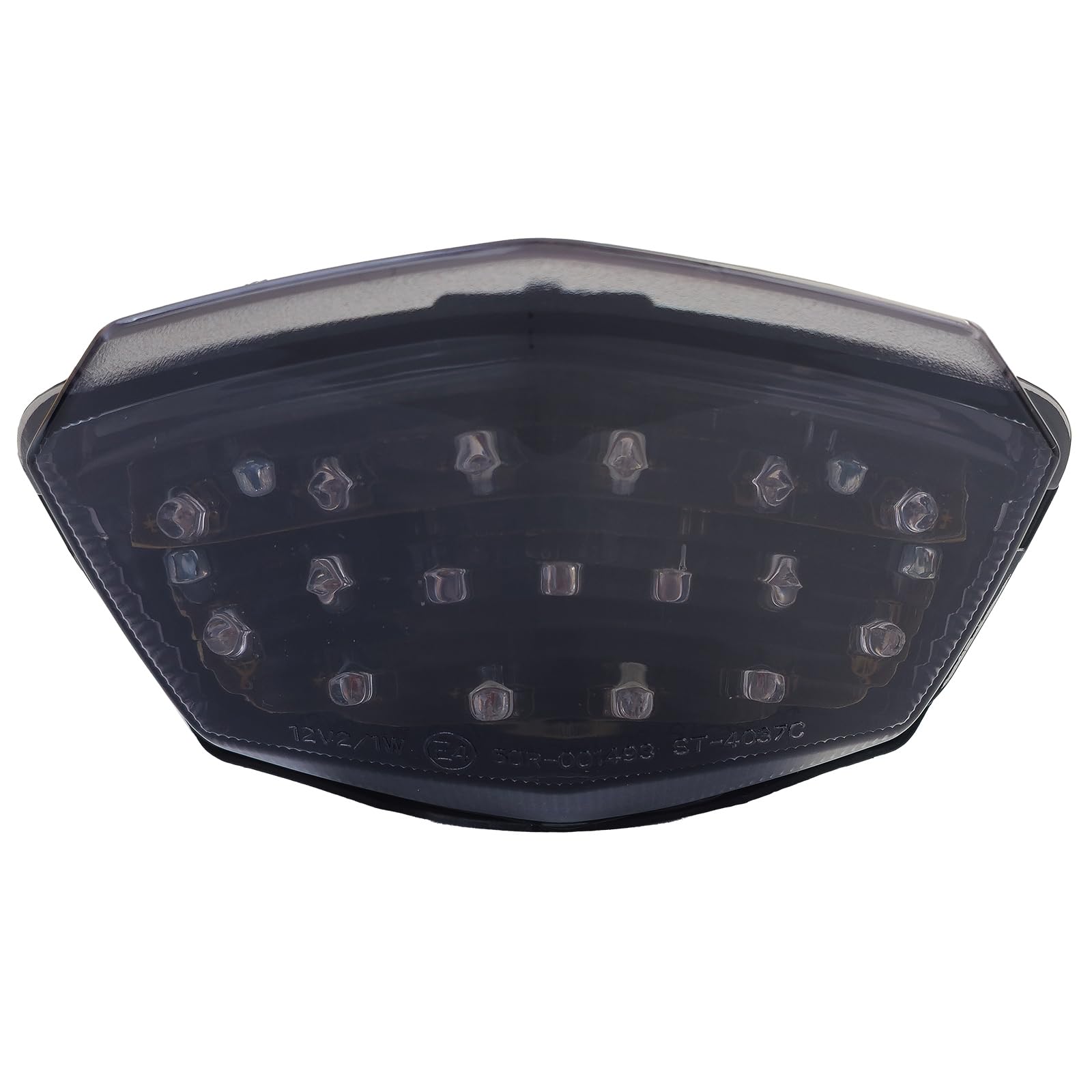 Tenzo-R Motorrad LED Rücklicht Smoke Schwarz getönt für Kawasaki Ninja 250R EX250 08-11