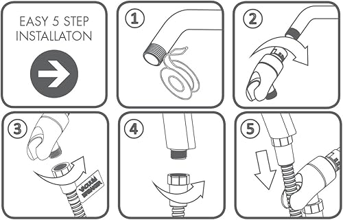 Miniatura 6 de Speakman VS-3014 Caspian Anystream - Cabezal de ducha de mano multifunción 25 GPM cromo pulido