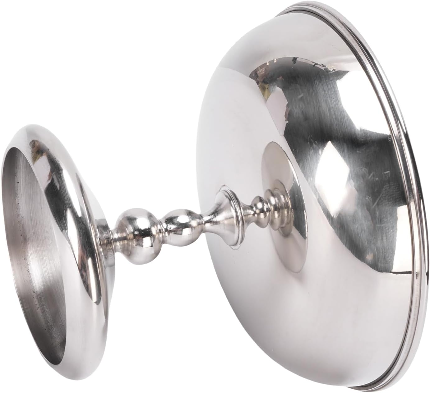 Ice Cream Cup Stainless Steel, Round Footed Dessert Bowl Sauce Bowls, Snack Candy Cups for Yogurt Salad Fruit Pudding Cocktail Party (2401-2)