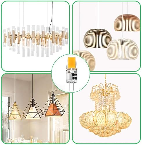 Miniatura 6 de Bombillas LED G4 G4 con base bi-pin de 3 W (equivalente a bombilla halógena de 20 W), bombillas LED CA/CC de 12 V blanco cálido 3000 K para