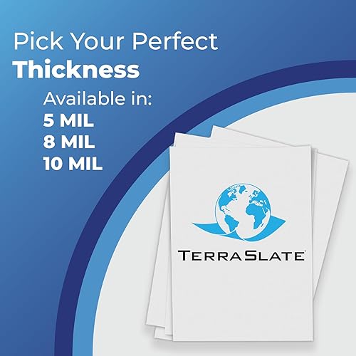 Miniatura 6 de TerraSlate Papel impermeable, papel a prueba de rasgaduras, 50 hojas, 5 mil (cubierta de 120 libras), 11 x 17 pulgadas, compatible con impresora
