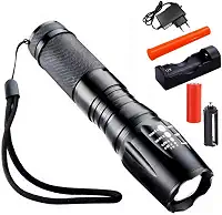 Lanterna Tática Policial LED Estilo X900 Recarregável Zoom CBRN10653 - Commerce Brasil