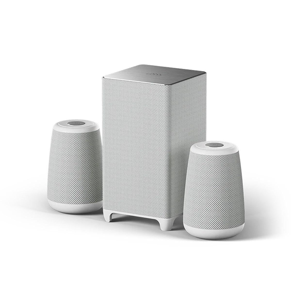 Nonic Homatics Sound & Sound 2.1 TWS Altoparlante Bluetooth con Dolby Audio | 2 altoparlanti da 15 W con subwoofer da 40 W | True Wireless Stereo Sound & 360 gradi | Compatibilità universale