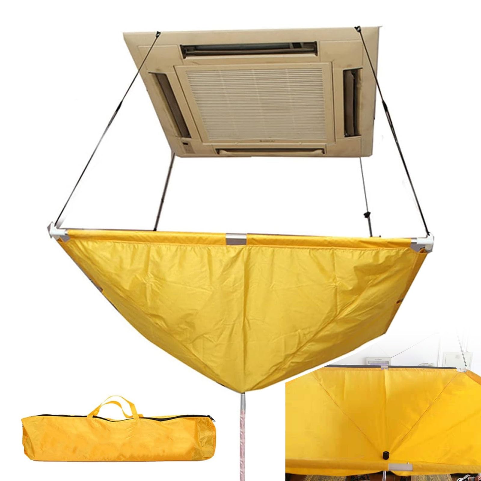 PPLDABNK Waterproof Ceiling Air Conditioner Cleaning Cover