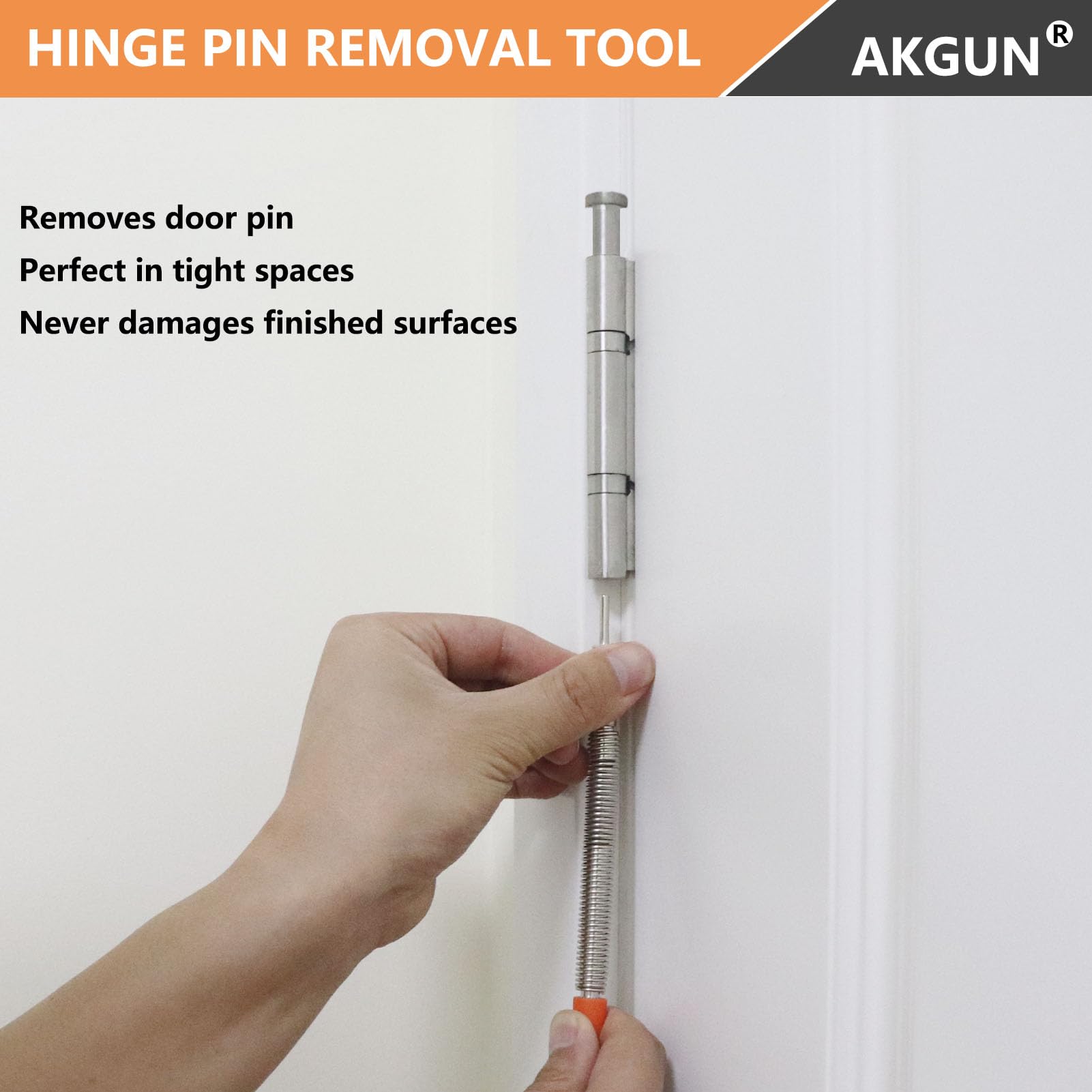 2-Piece Dual Head Nail Setter and Door Hinge Pin Remover Tool Set Combination 1 32 and 1 16 — view 4