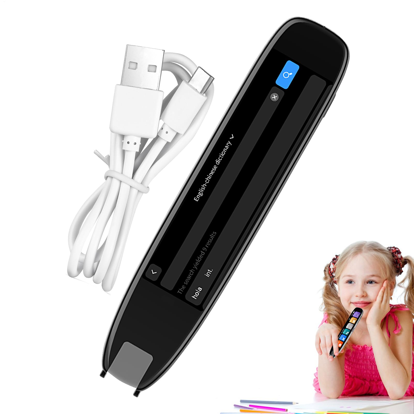 Penna Traduttore Penna Scanner Traduttore per Dislessia | 142 Lingue Dizionari Elettronici Scanner in Voce Strumenti Lettura per Studenti